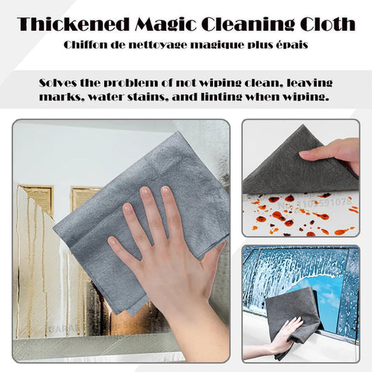1-10PCS Magic Cleaning Cloths Reusable Microfiber Washing Towels