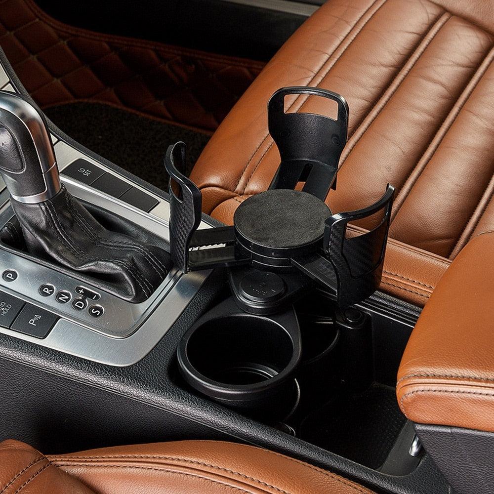 2 In 1 Vehicle-mounted Slip-proof Cup Holder 360 Degree Rotating