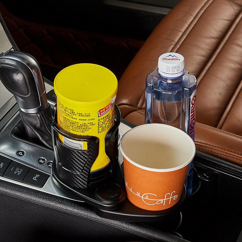 2 In 1 Vehicle-mounted Slip-proof Cup Holder 360 Degree Rotating