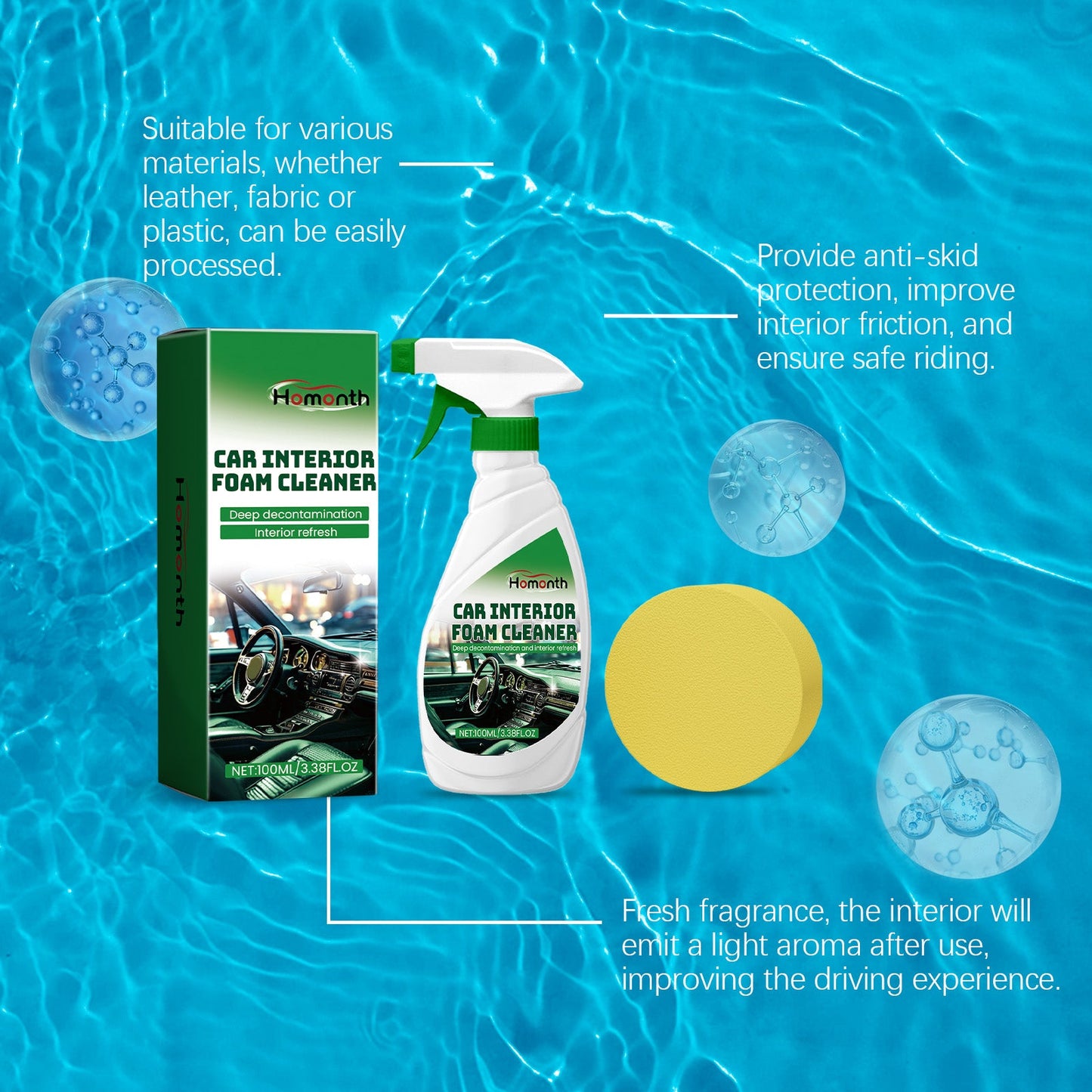 Car Interior Foam Cleaner