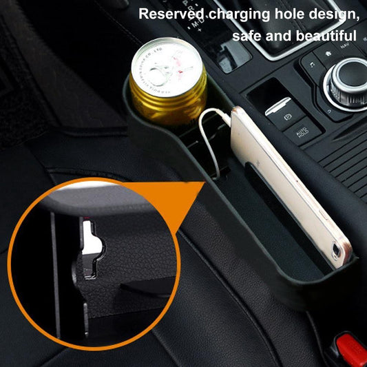 Universal car seat gap organizing unit
