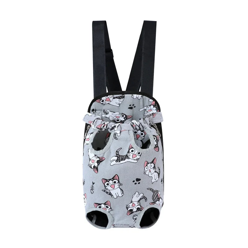 Adjustable Double-Shoulder Pet Carrier Backpack