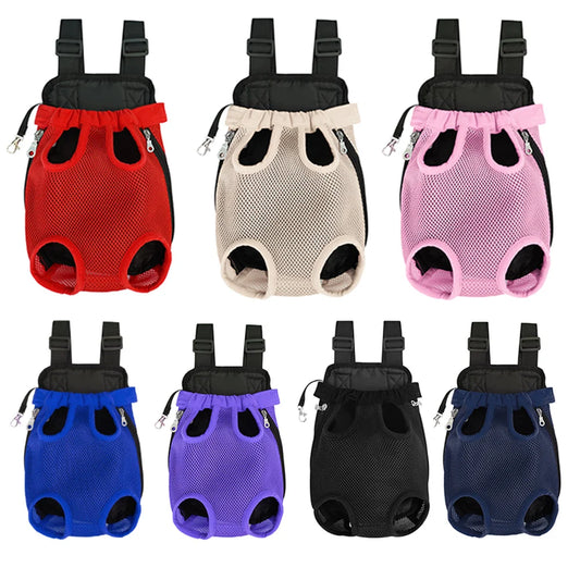 Adjustable Double-Shoulder Pet Carrier Backpack