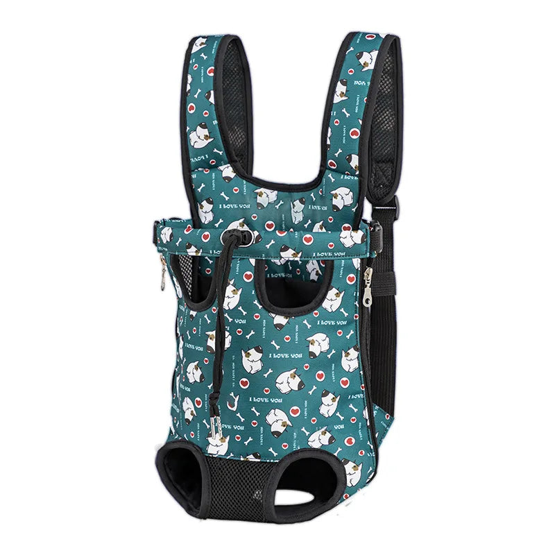 Adjustable Double-Shoulder Pet Carrier Backpack