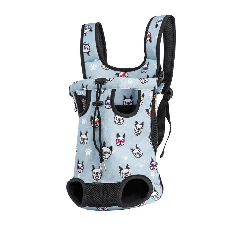 Adjustable Double-Shoulder Pet Carrier Backpack