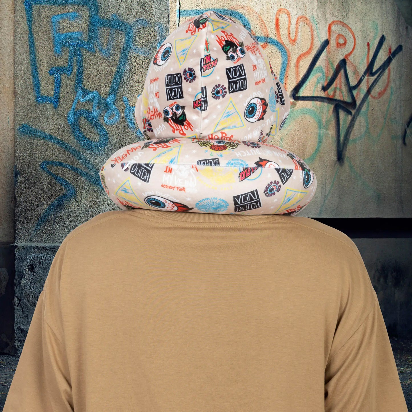 Hooded Memory Foam Travel Neck Pillow
