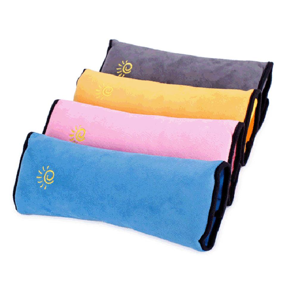 Car Safety Belt & Seat Sleep Positioner Seat Belt Cover for Kids Travel Seatbelt Pillow