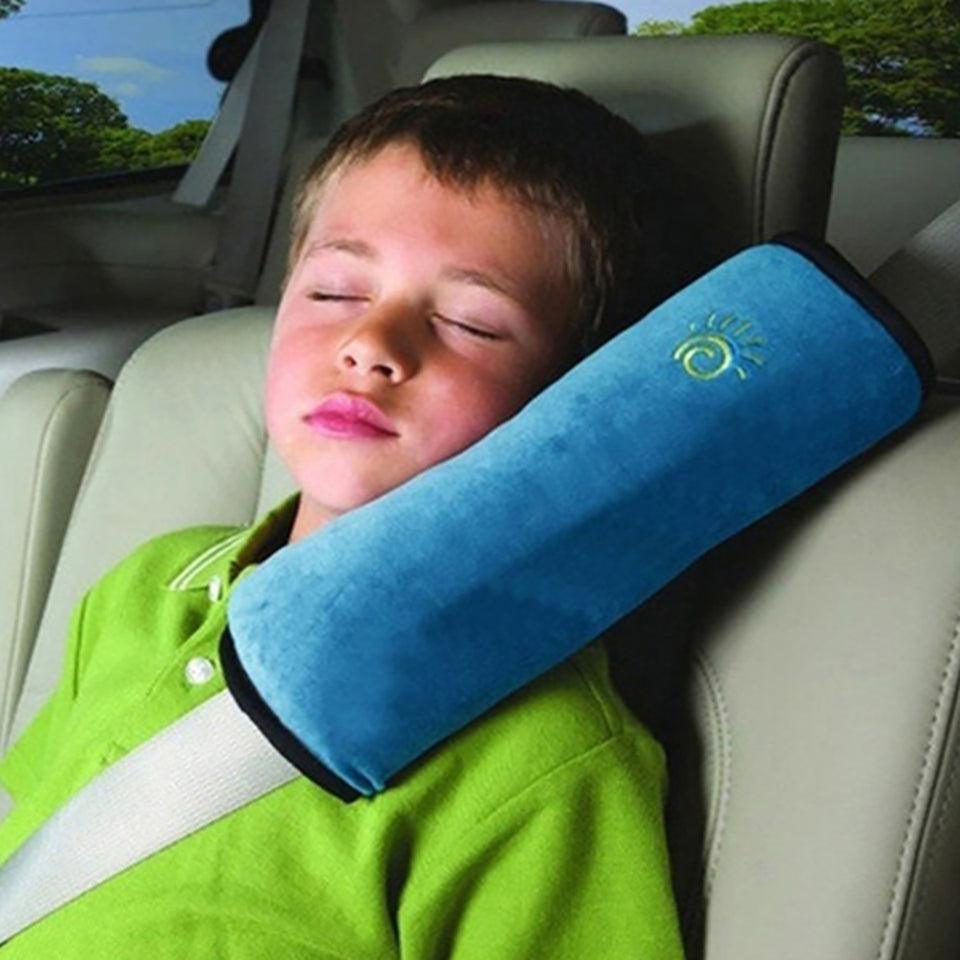 Car Safety Belt & Seat Sleep Positioner Seat Belt Cover for Kids Travel Seatbelt Pillow